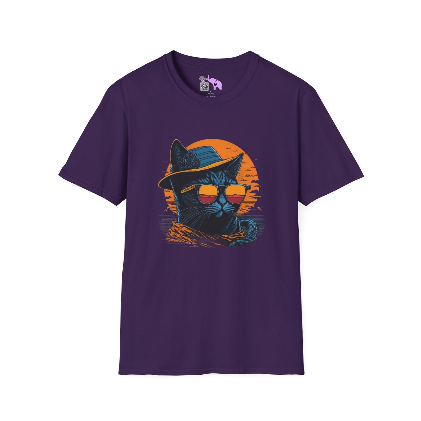 Too Cool Cat Adult T-shirt