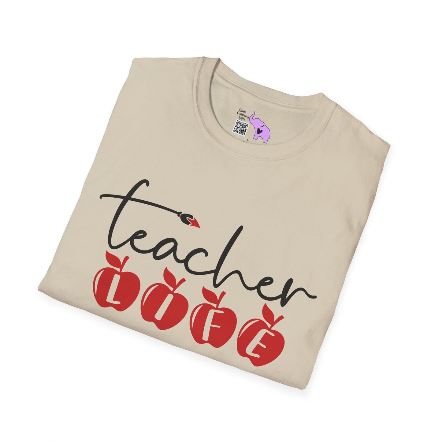 Teacher Life (Apples) Adult T-shirt