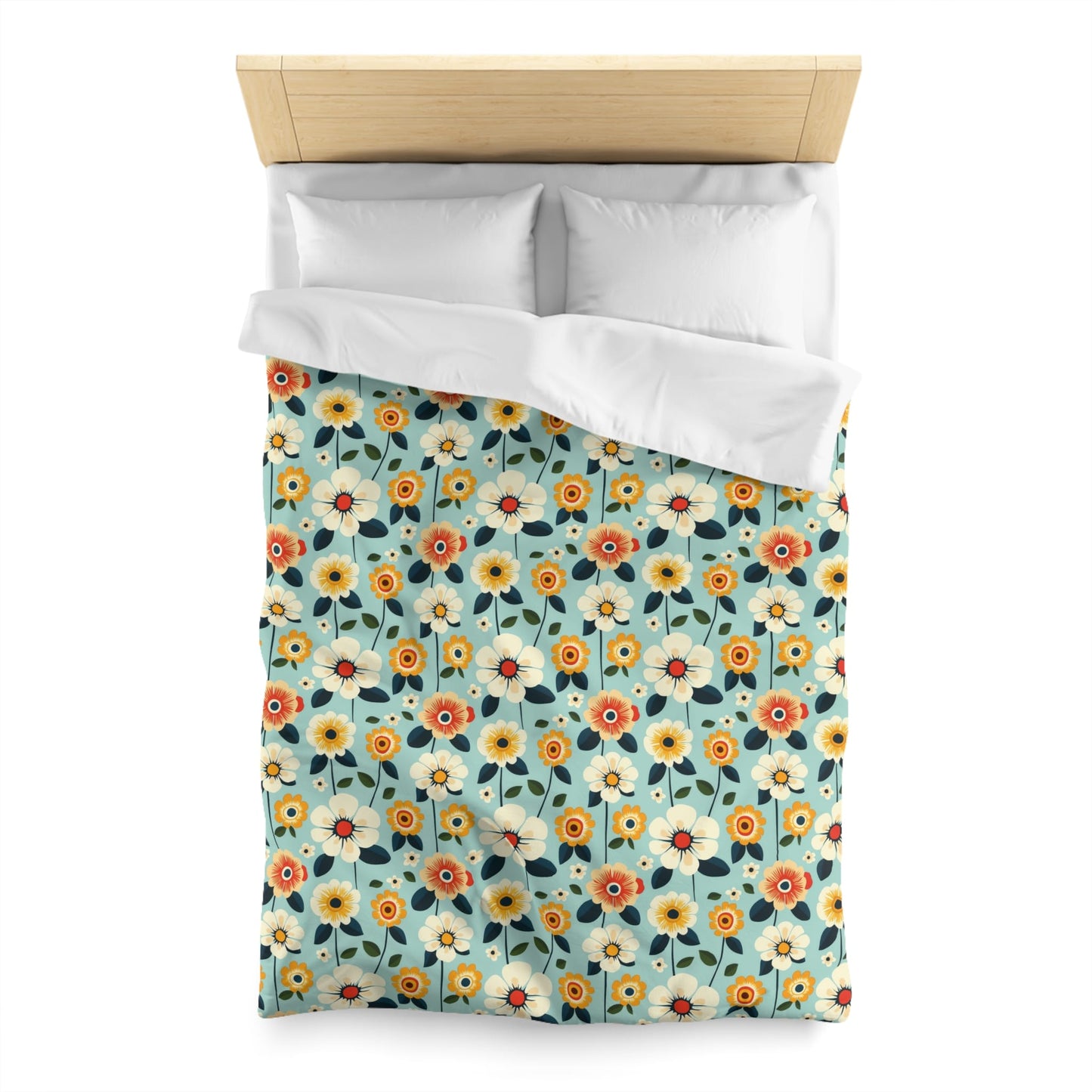 Joy Petals Microfiber Duvet Cover