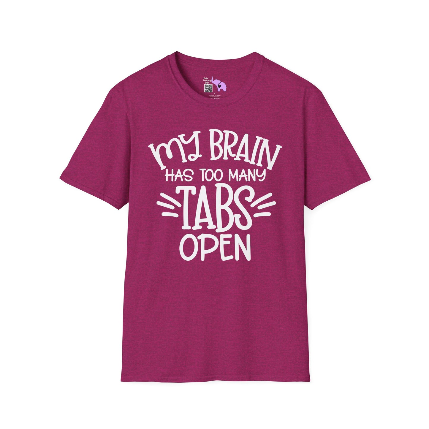 My Brain Has Too Many Tabs Open Adult T-shirt