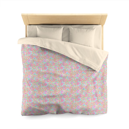 Tropical Sunset Palms Duvet Bedding Set