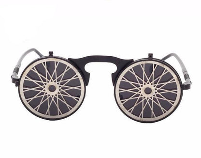 Retro Steampunk Flip Up Sunglasses