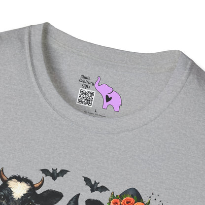 Trick or Treating Cows Adult T-shirt