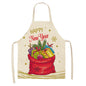 Christmas Series Cotton And Linen Aprons Variety