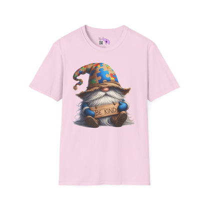 Be Kind Autism Awarness Gnome Adult T-shirt