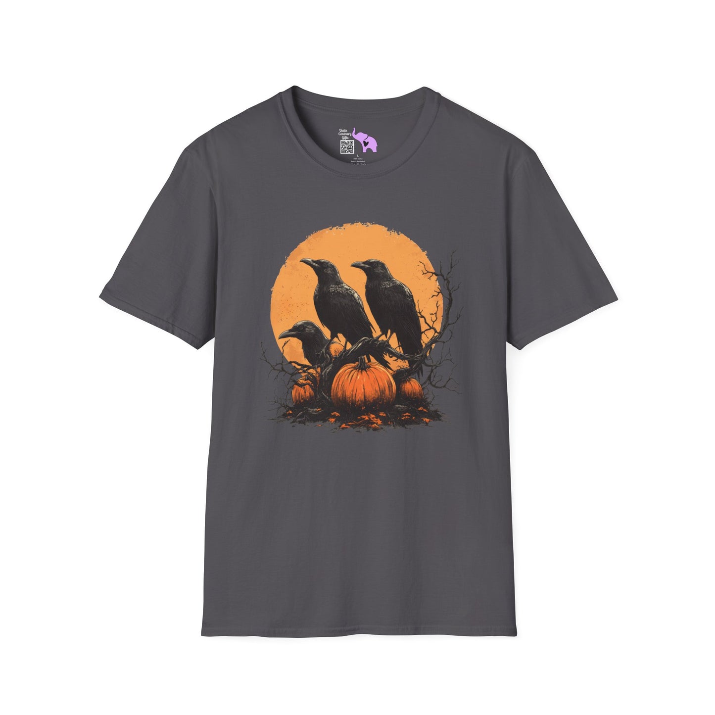 Halloween Crows 4 Adult T-shirt