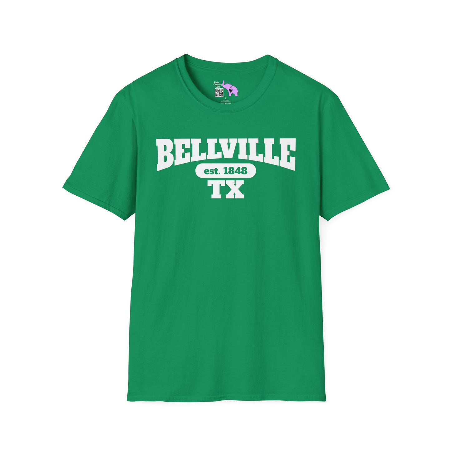 Bellville Tx Est. 1848 Adult T-shirt