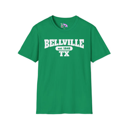 Bellville Tx Est. 1848 Adult T-shirt
