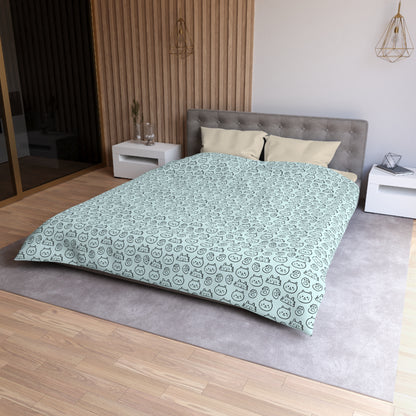 Cat Lovers Microfiber Duvet Cover