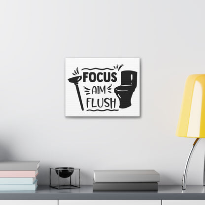 Focus Aim Flush Canvas Horizontal Wraps w/o Frame