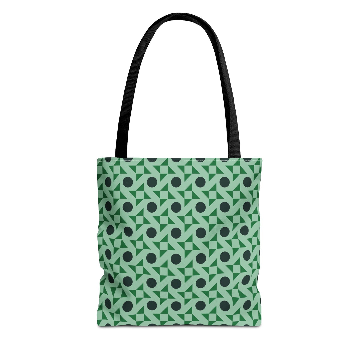 Emerald Pinwheels Canvas Tote Bag