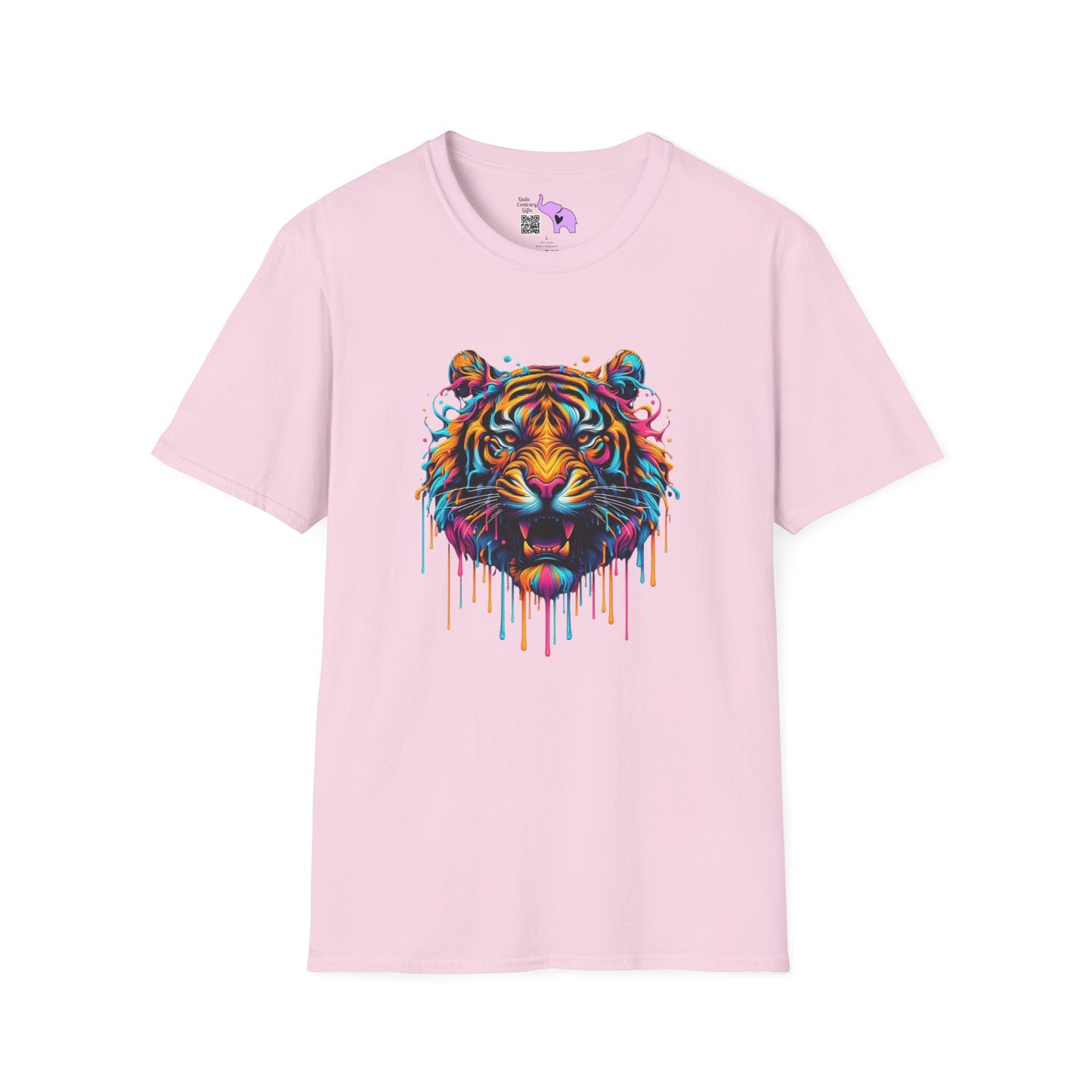 Colorful Tiger Adult T-shirt