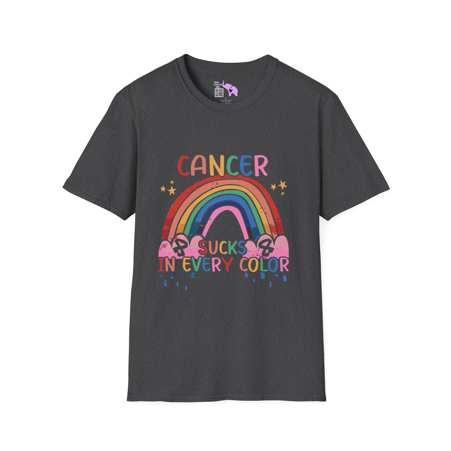 Fight Cancer in All Colors 20 Adult T-shirt