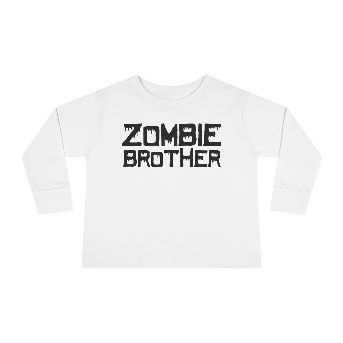 ""Zombie Brother Toddler Long Sleeve Tee