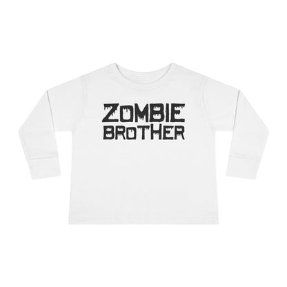 ""Zombie Brother Toddler Long Sleeve Tee
