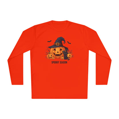 Spooky Season (Jack-O-Lantern/Black Cat) Adult Long Sleeve Tee