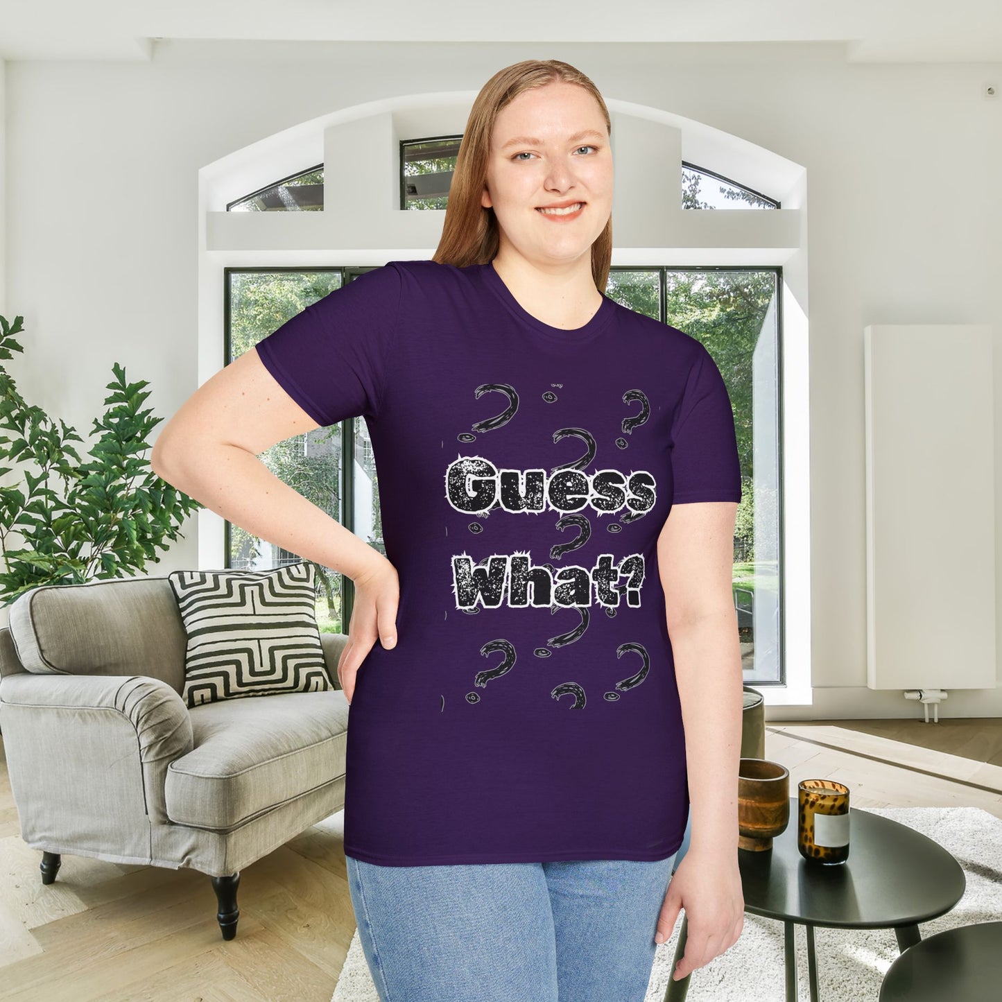 Guess What? Chicken Butt Adult T-shirt