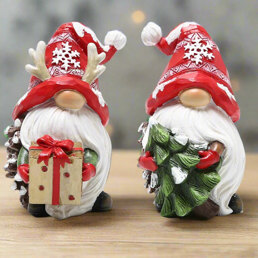 Christmas Gnome Resin Ornaments