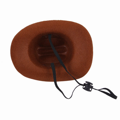 Adjustable Cowboy Hat for Pets