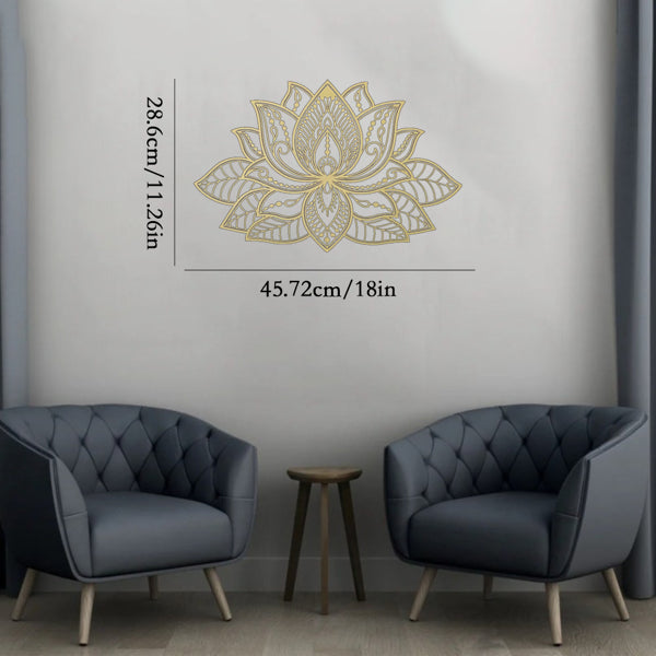 Lotus Aluminum Wall Art