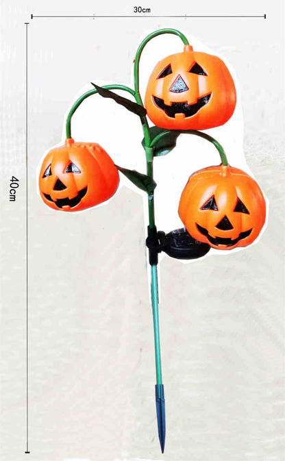 Solar-Powered Halloween Pumpkin Lanterns