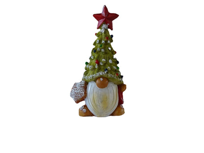 Ceramic Gnome Christmas Tree Doll