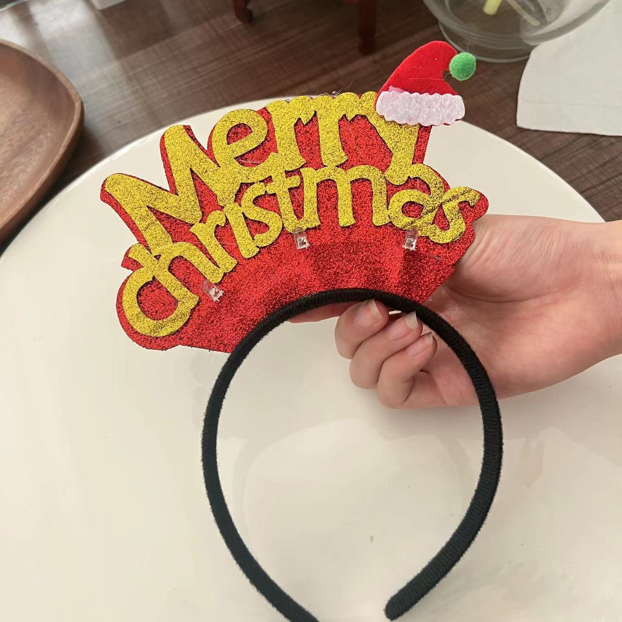 Christmas Light-Up Headband