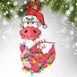 Christmas Dinosaur and Dragon Acrylic Ornaments