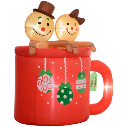 Hot Cocoa Love LED Inflatable