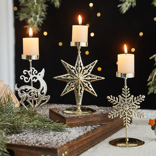 Christmas Metal Candle Stands