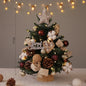 Miniature Artificial Decorated Christmas Tree With Lights