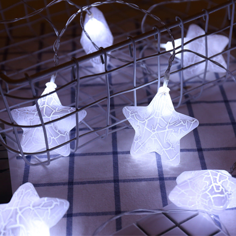 Christmas Cracked Star String LED Lights