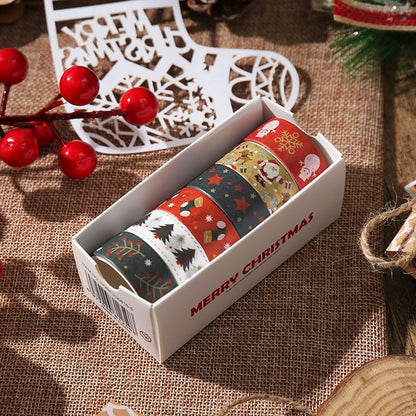 Christmas-Themed Paper Adhesive Tape/Journal Tape