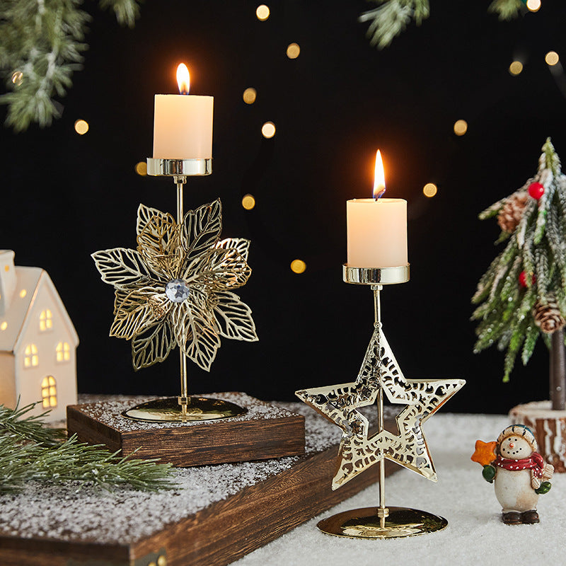 Christmas Metal Candle Stands
