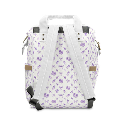 Lavender Baby Keepsakes Diaper Backpack – Personalized
