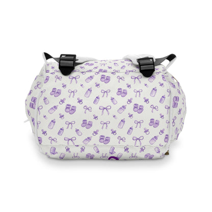 Lavender Baby Keepsakes Diaper Backpack – Personalized