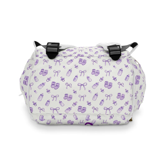 Lavender Baby Keepsakes Diaper Backpack – Personalized