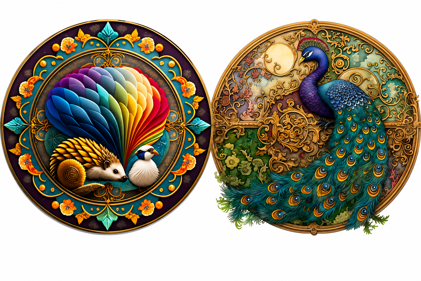 Peacock Wooden Art Puzzles