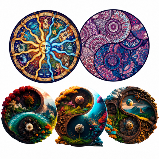 Mystical Worlds & Mandalas Puzzle Collection