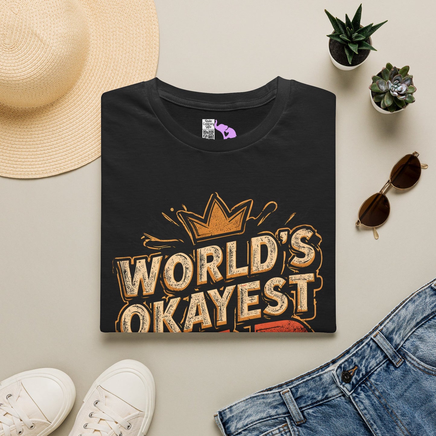 World's Okayest Dad Adult T-shirt