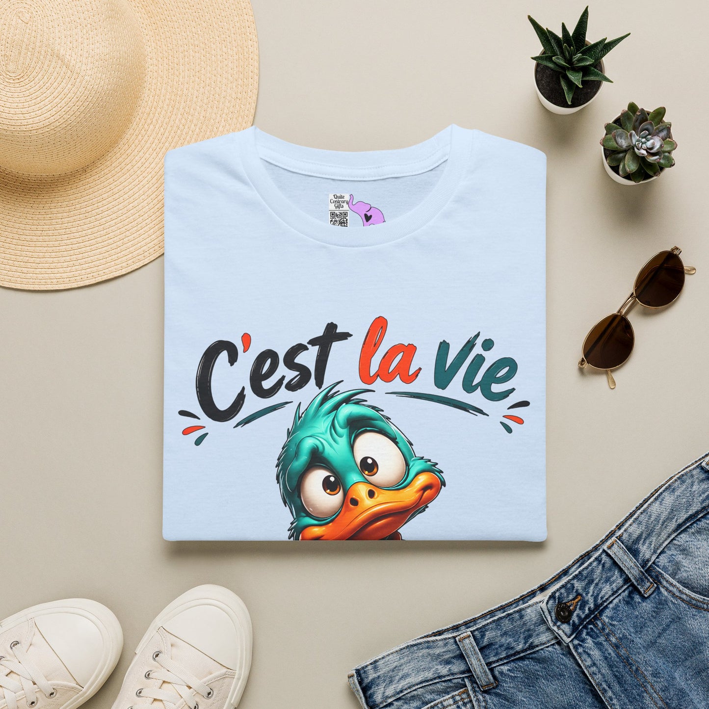 C'est La Vie (Duck) Adult T-shirt