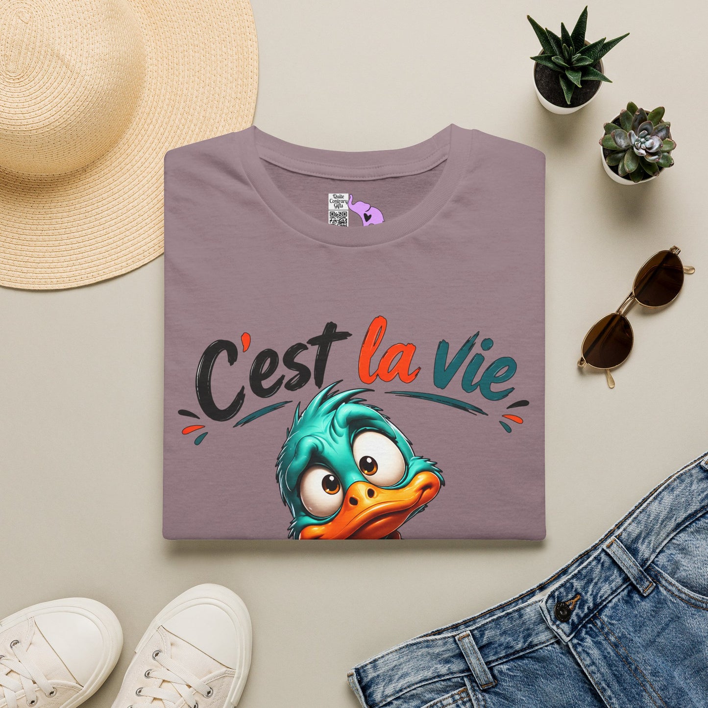 C'est La Vie (Duck) Adult T-shirt