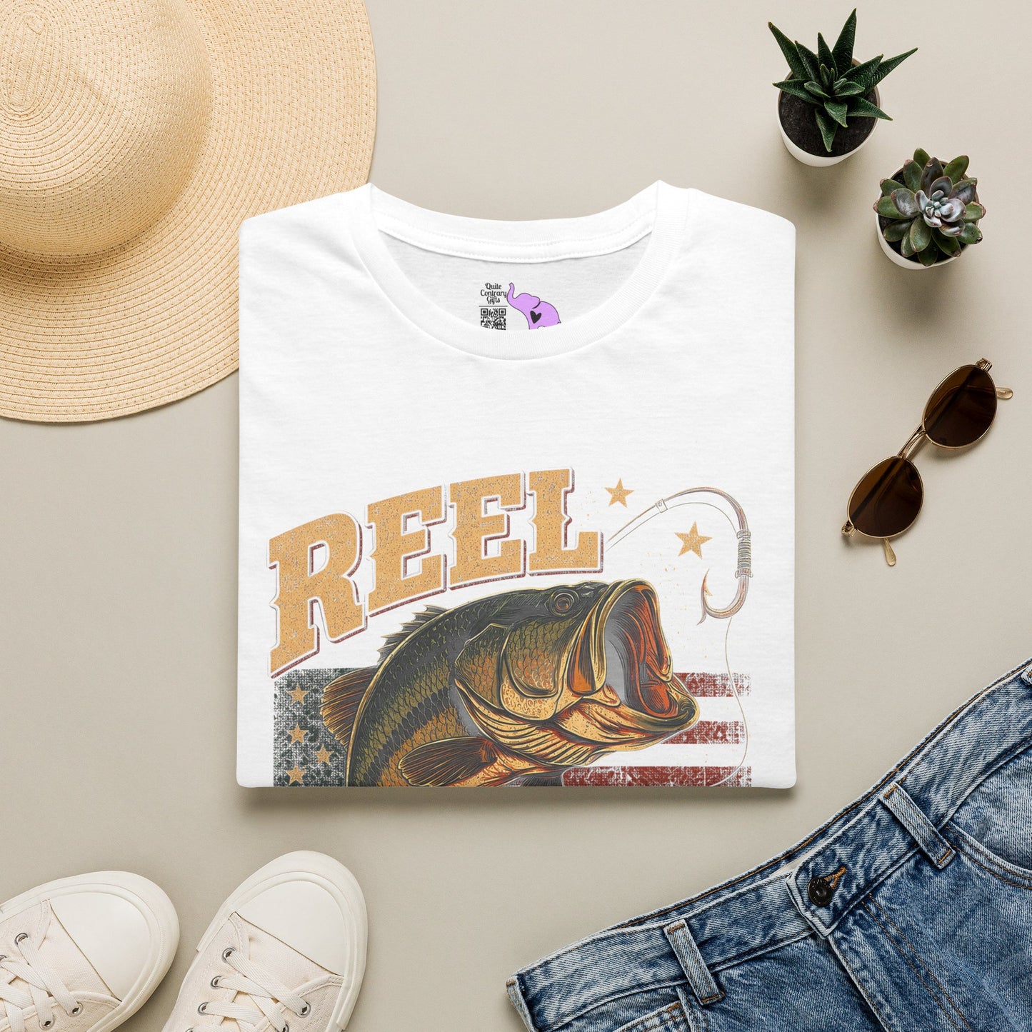 Reel Cool Dad (Fish) Adult T-shirt