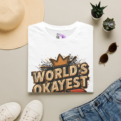 World's Okayest Dad Adult T-shirt