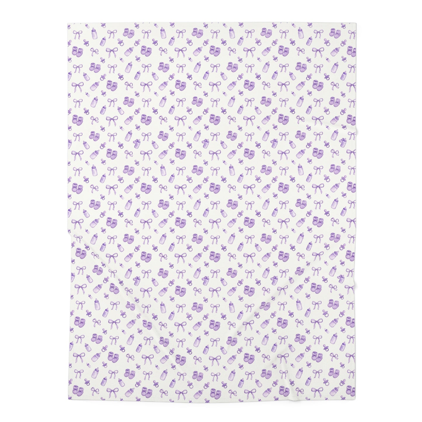 Lavender Baby Keepsakes Baby Swaddle Blanket