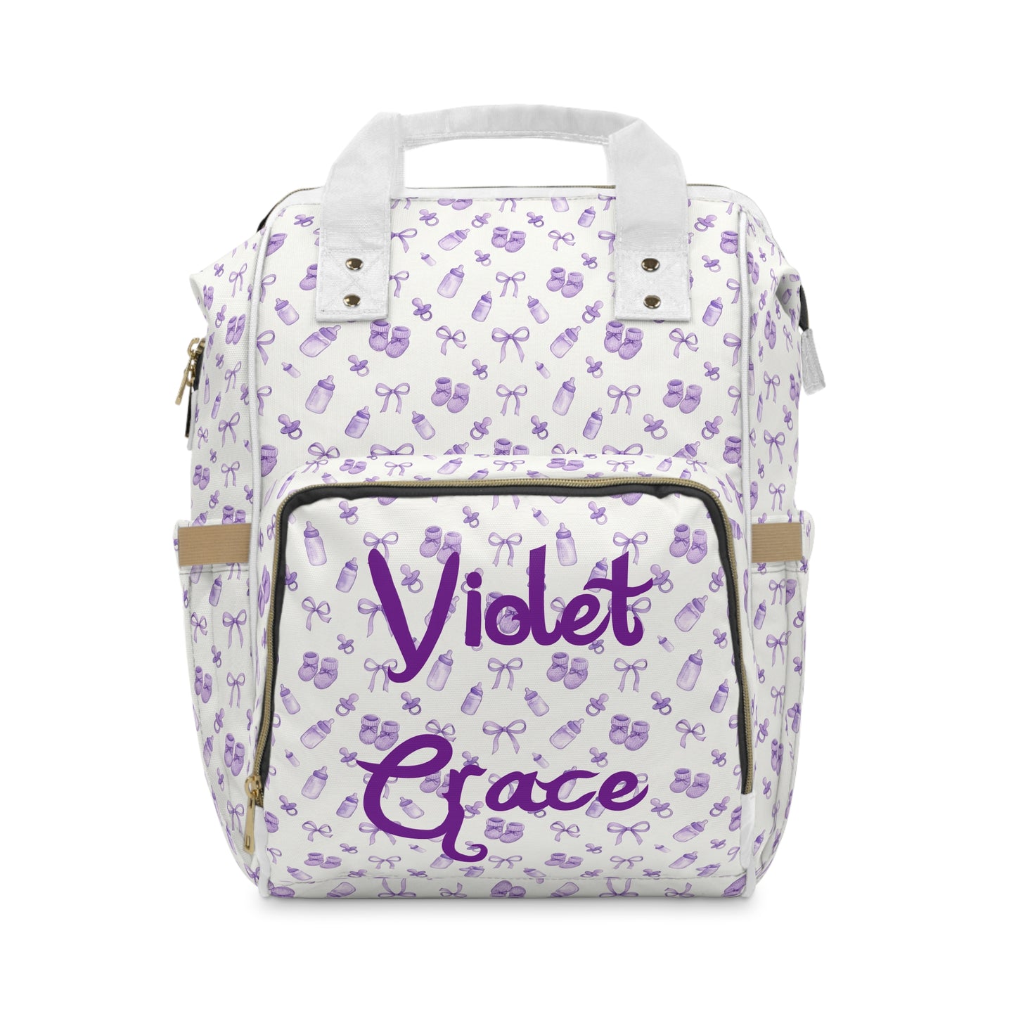 Lavender Baby Keepsakes Diaper Backpack – Personalized