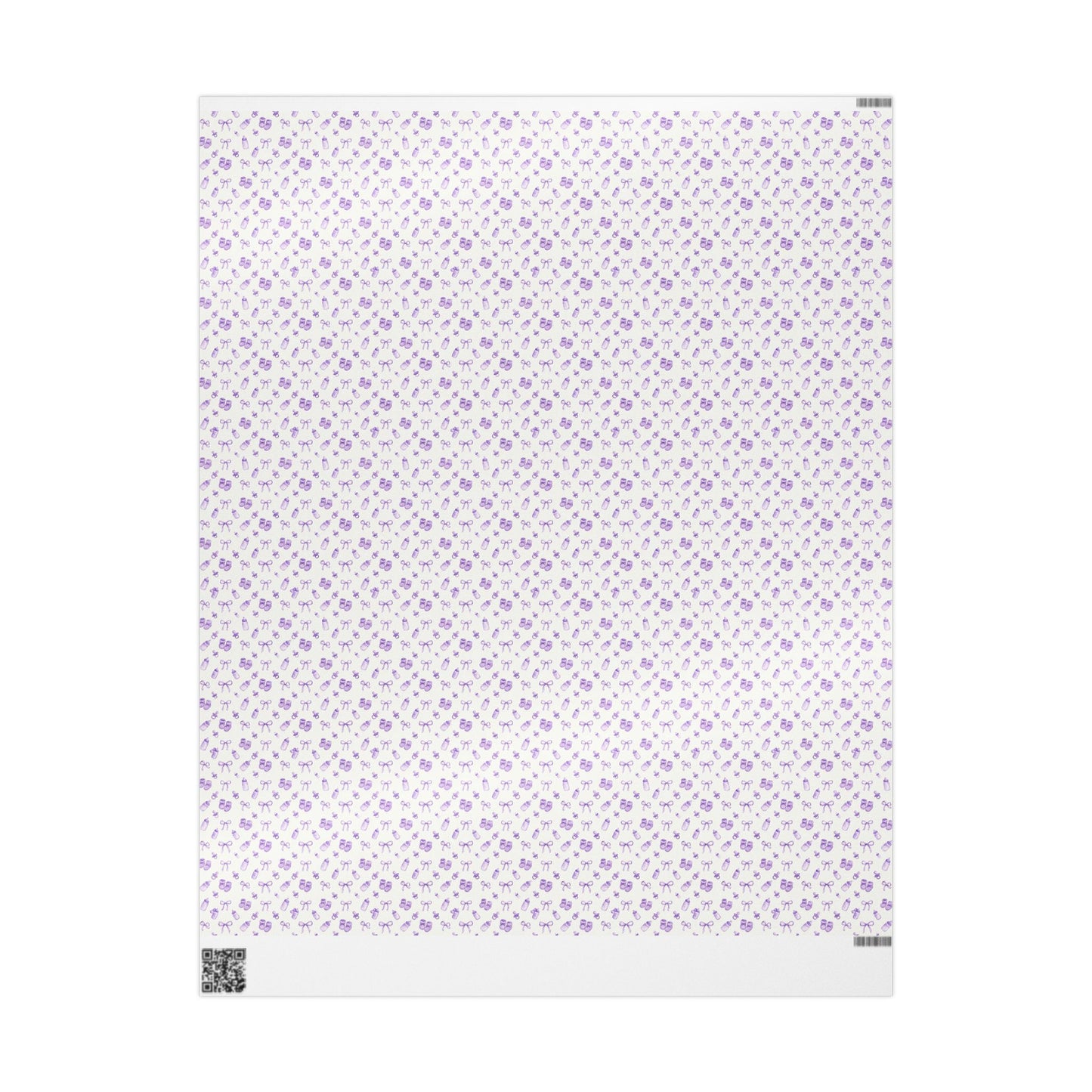 Lavender Baby Keepsakes Wrapping Paper