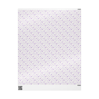 Lavender Baby Keepsakes Wrapping Paper
