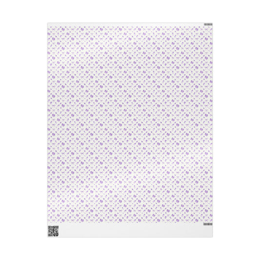 Lavender Baby Keepsakes Wrapping Paper