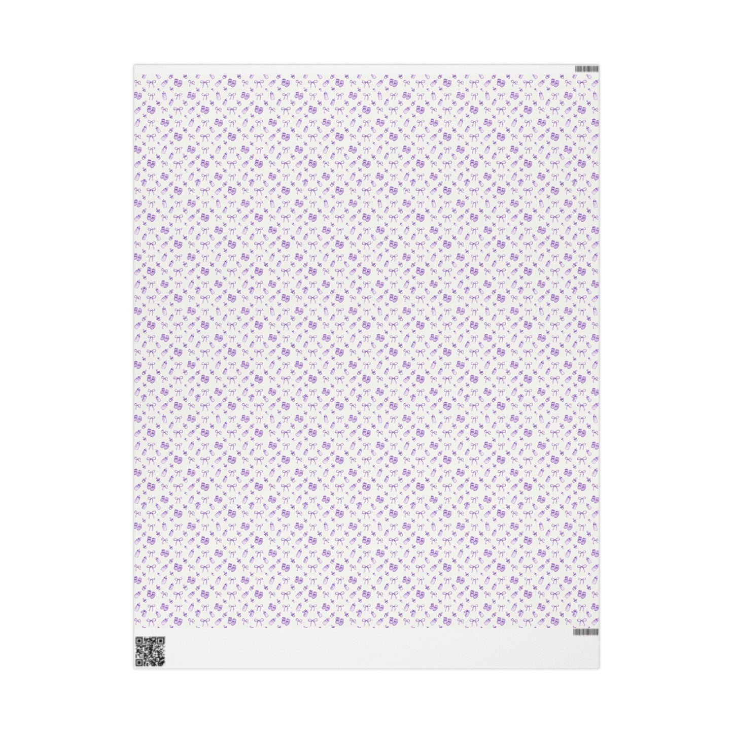 Lavender Baby Keepsakes Wrapping Paper